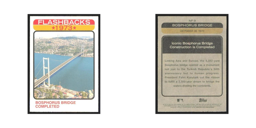 2022 Topps Heritage Bosphorus Bridge #NF-9