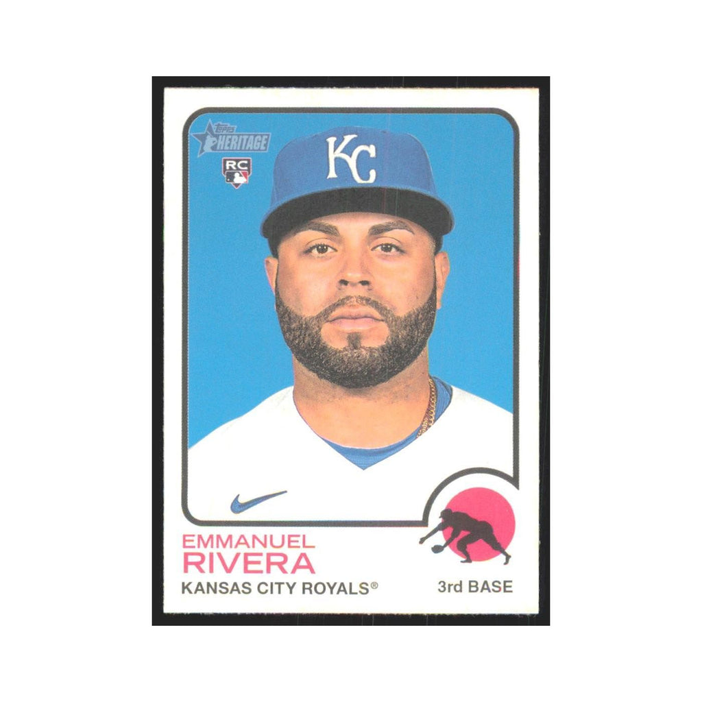 2022 Topps Heritage Emmanuel Rivera RC Royals #192