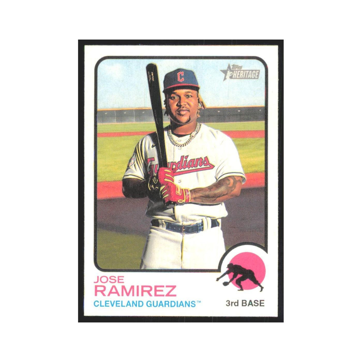 2022 Topps Heritage Jose Ramirez Guardians #242