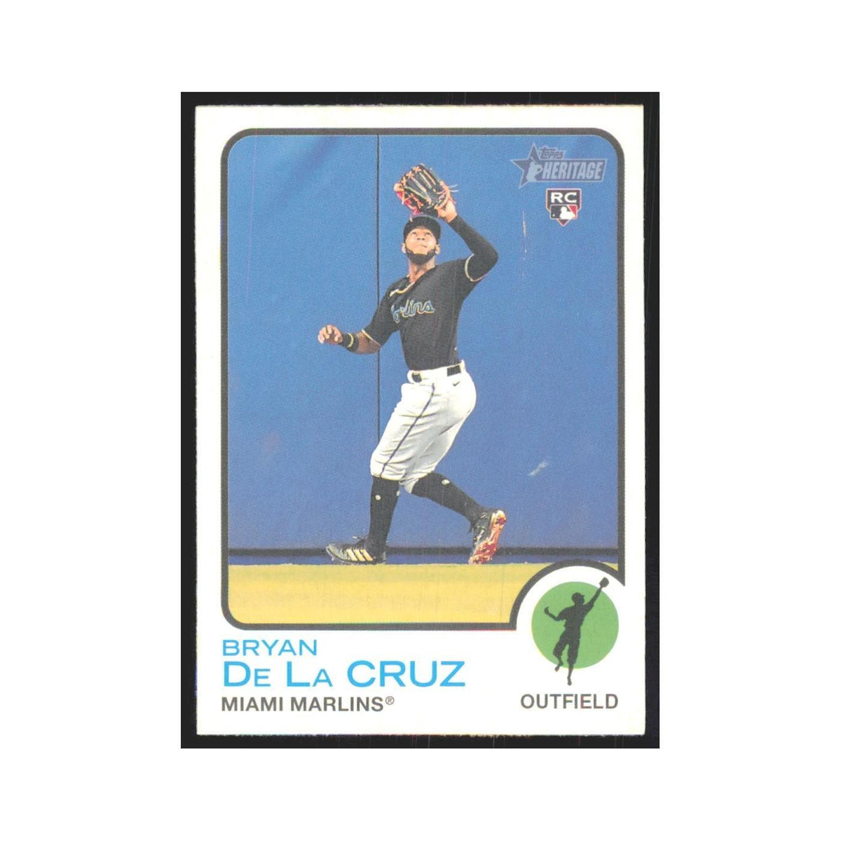 2022 Topps Heritage Bryan De La Cruz RC Marlins #334