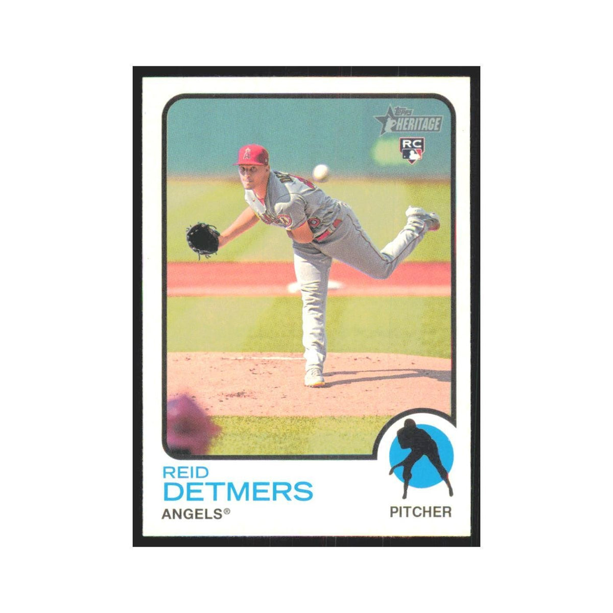 2022 Topps Heritage Reid Detmers RC Angels #24