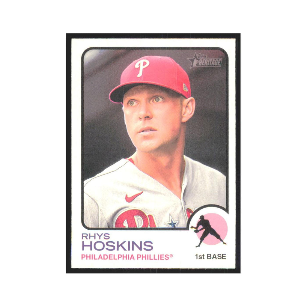 2022 Topps Heritage Rhys Hoskins Phillies #326