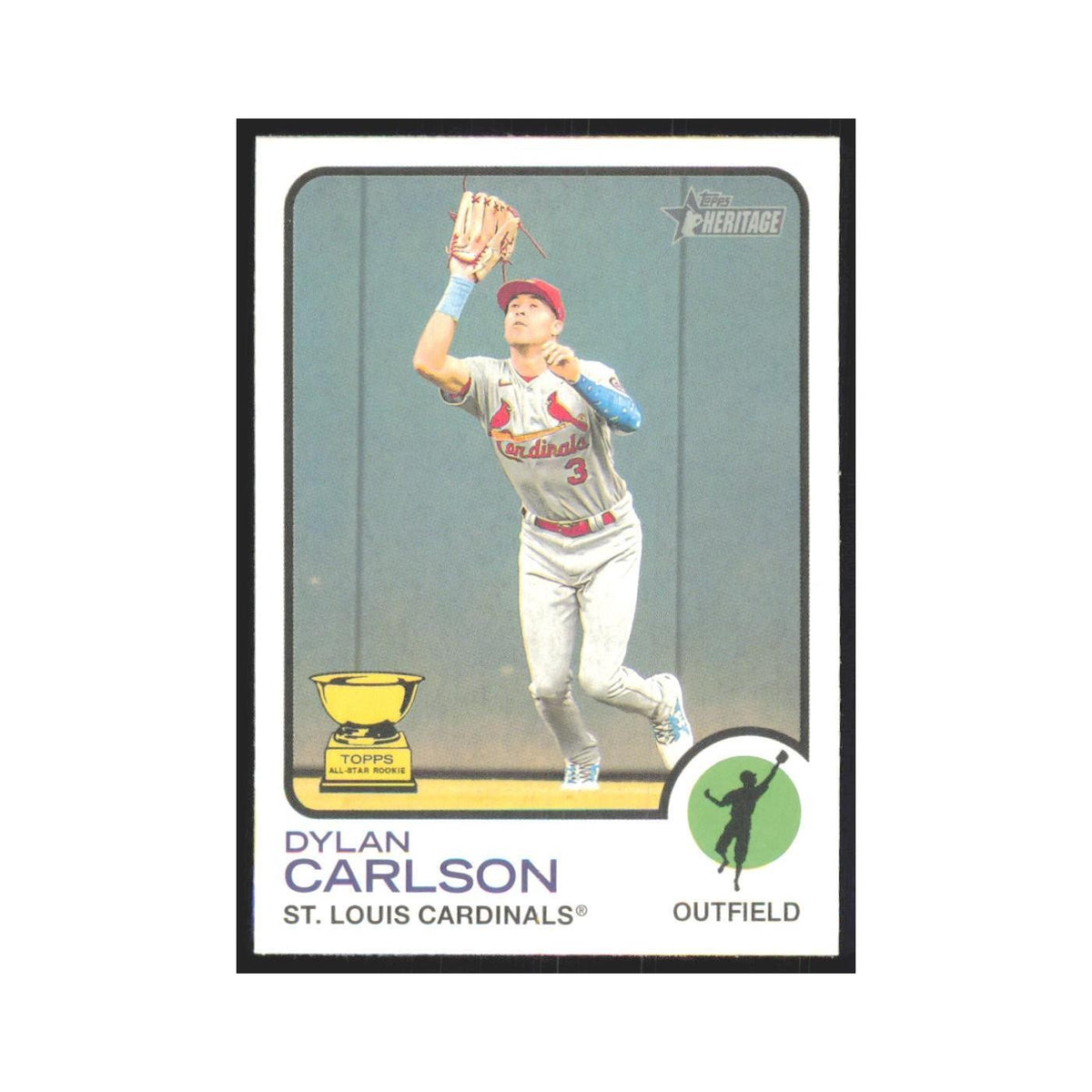 2022 Topps Heritage Dylan Carlson Cardinals #259