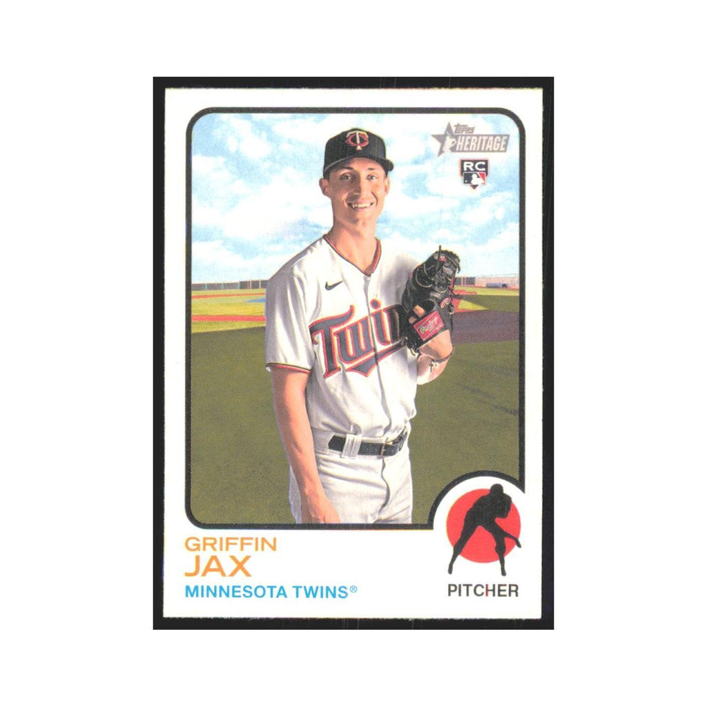 2022 Topps Heritage Griffin Jax RC Twins #268
