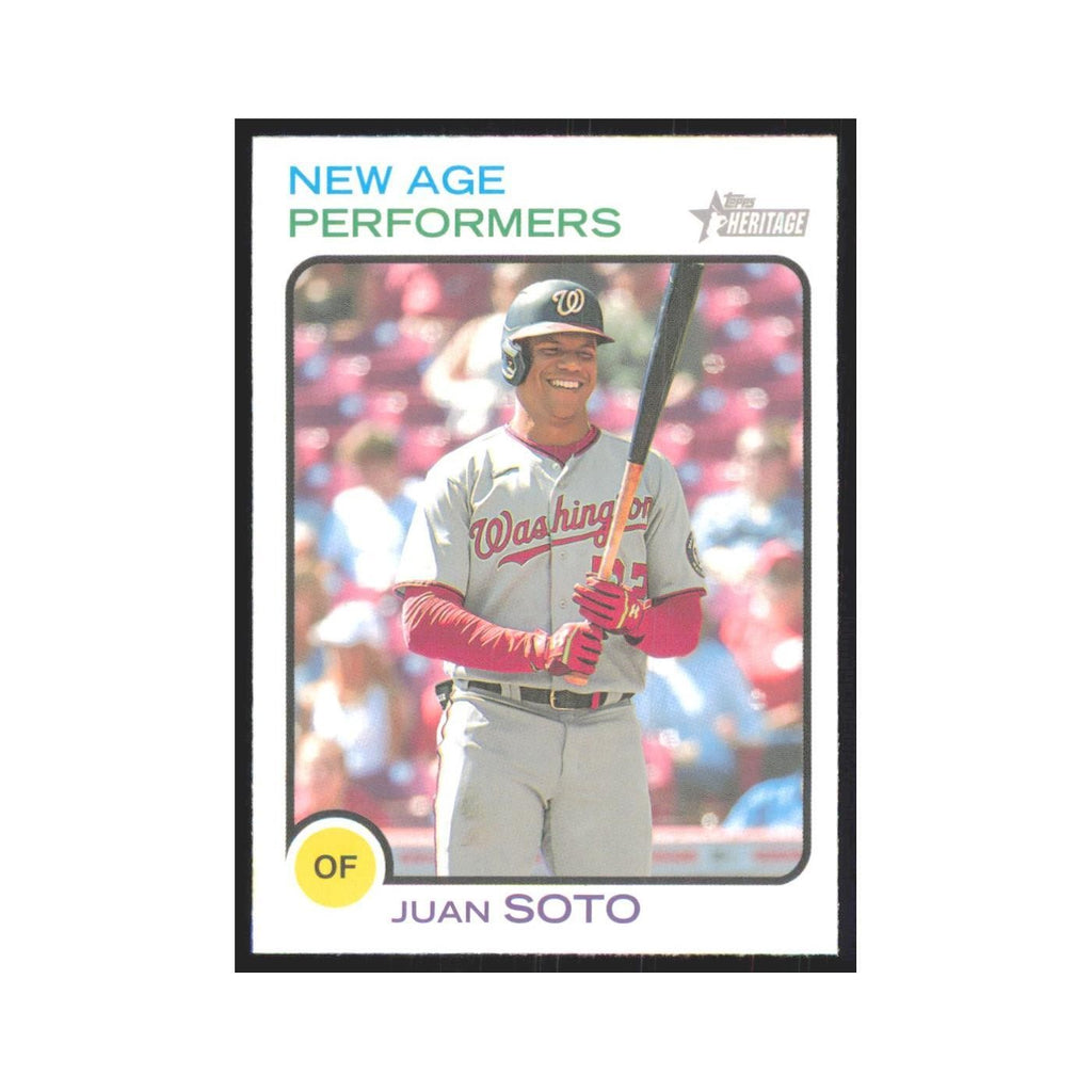 2022 Topps Heritage Juan Soto Nationals #NAP-7