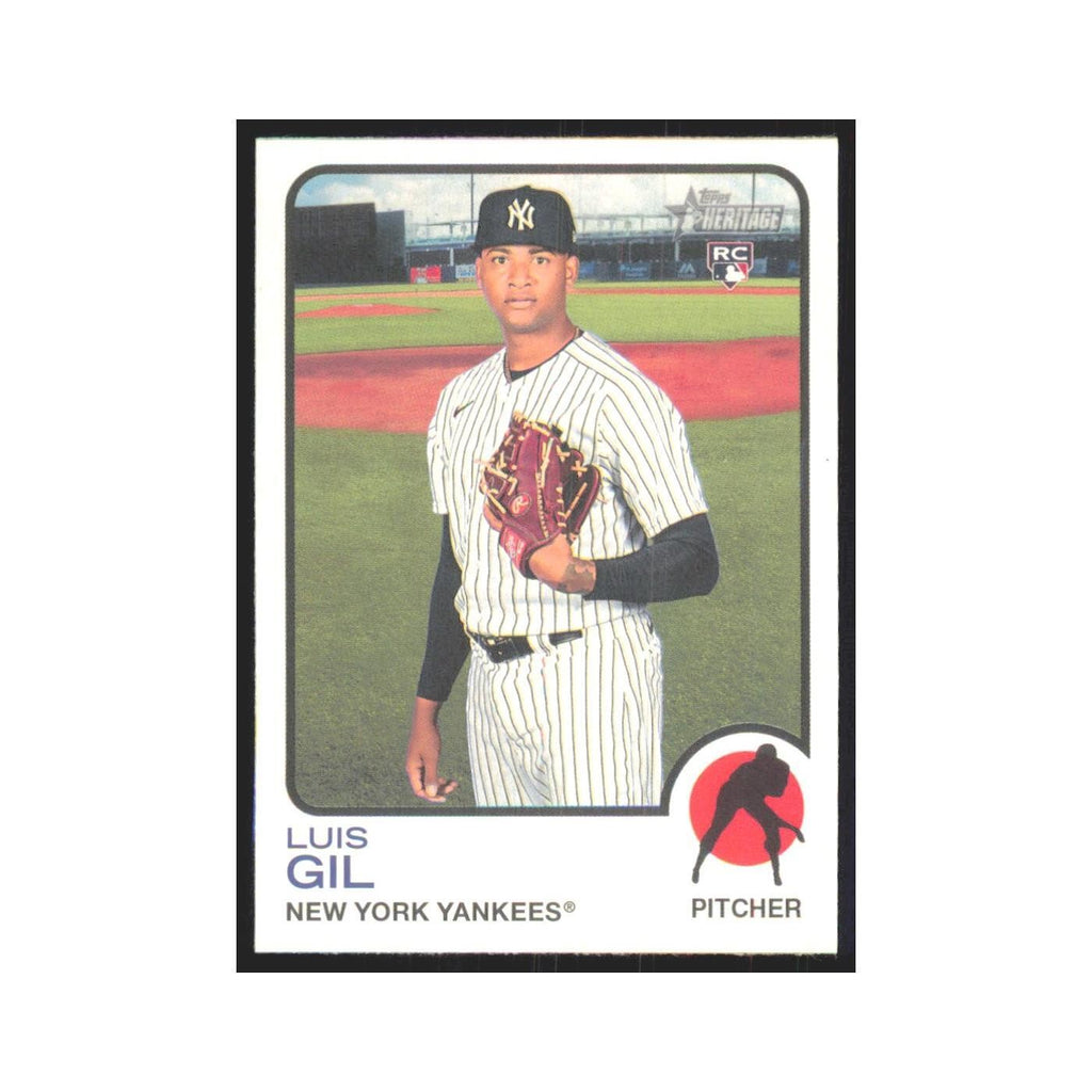 2022 Topps Heritage Luis Gil RC Yankees #373
