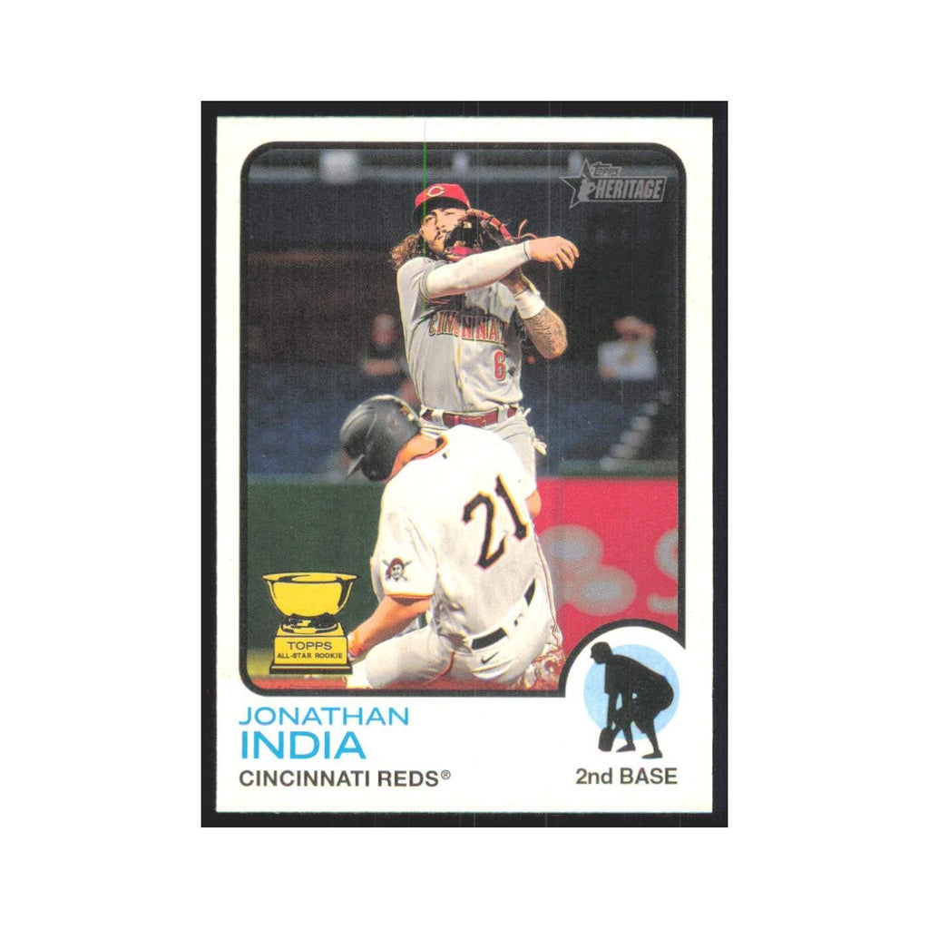 2022 Topps Heritage Jonathan India Reds #131