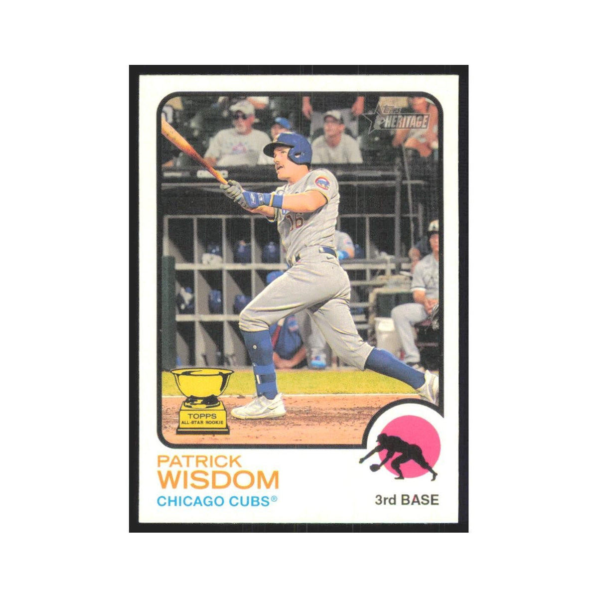 2022 Topps Heritage Patrick Wisdom Cubs #276