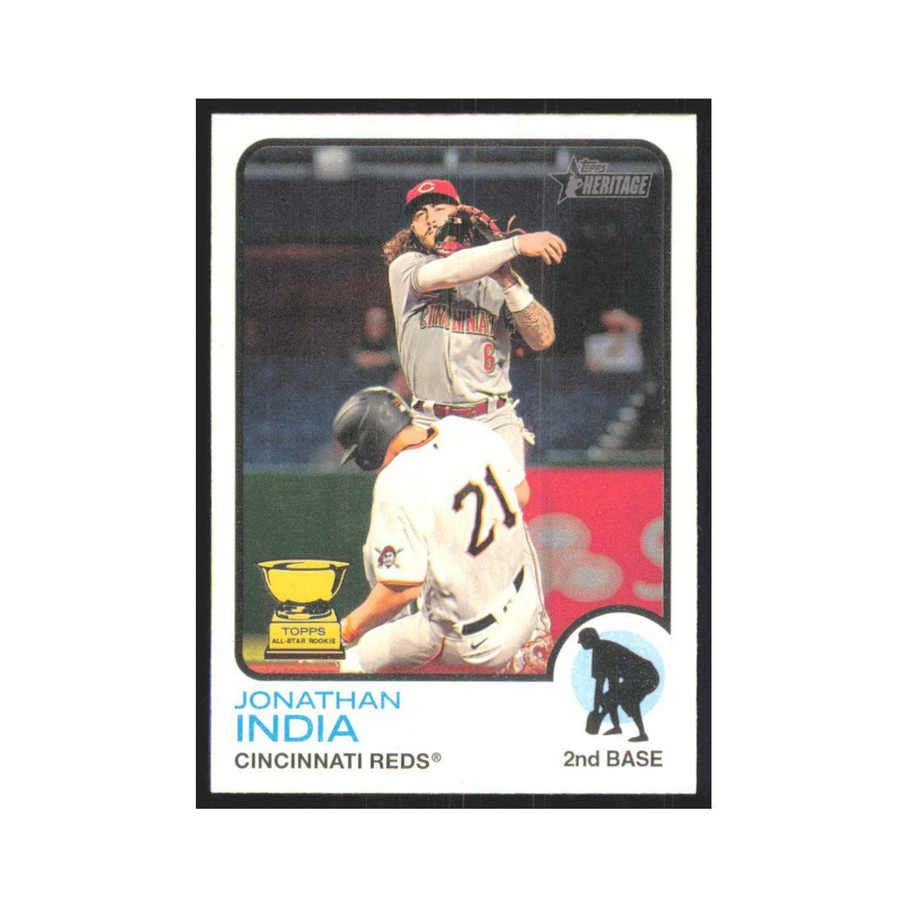 2022 Topps Heritage Jonathan India Reds #131