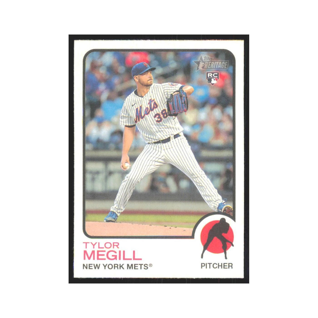 2022 Topps Heritage Tylor Megill RC Mets #140