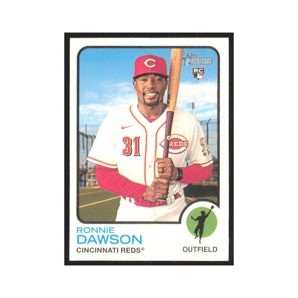 2022 Topps Heritage Ronnie Dawson RC Reds #217