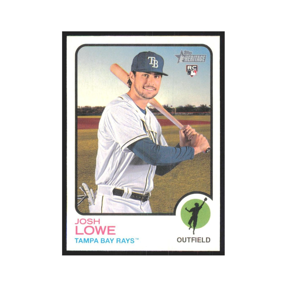 2022 Topps Heritage Josh Lowe RC Rays #303