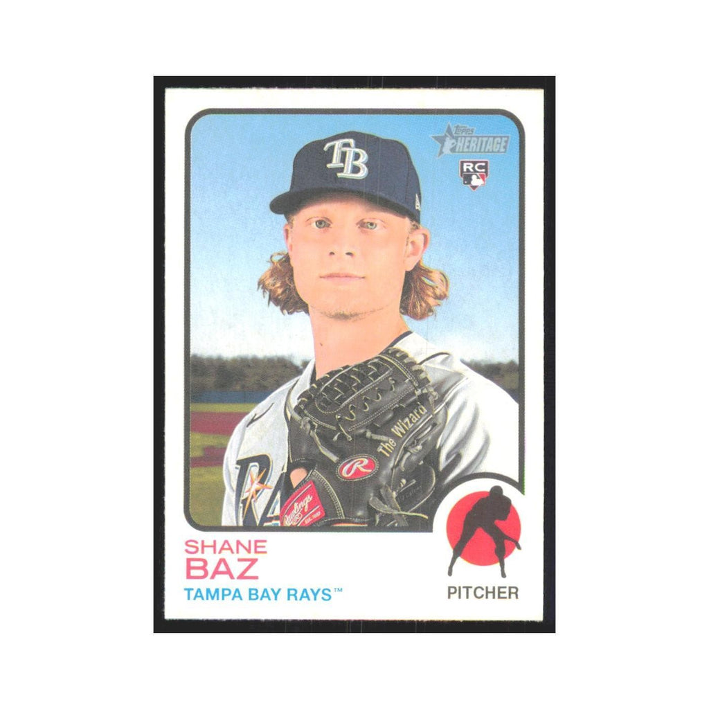 2022 Topps Heritage Shane Baz RC Rays #161