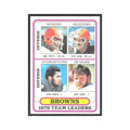 1980 Topps Mike Pruitt/Dave Logan/Thom Darden/Jerry Sherk Browns #376