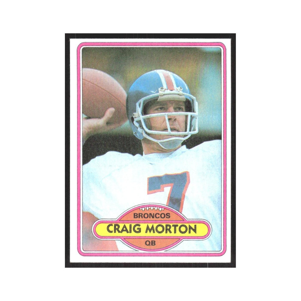 1980 Topps Craig Morton Broncos #105