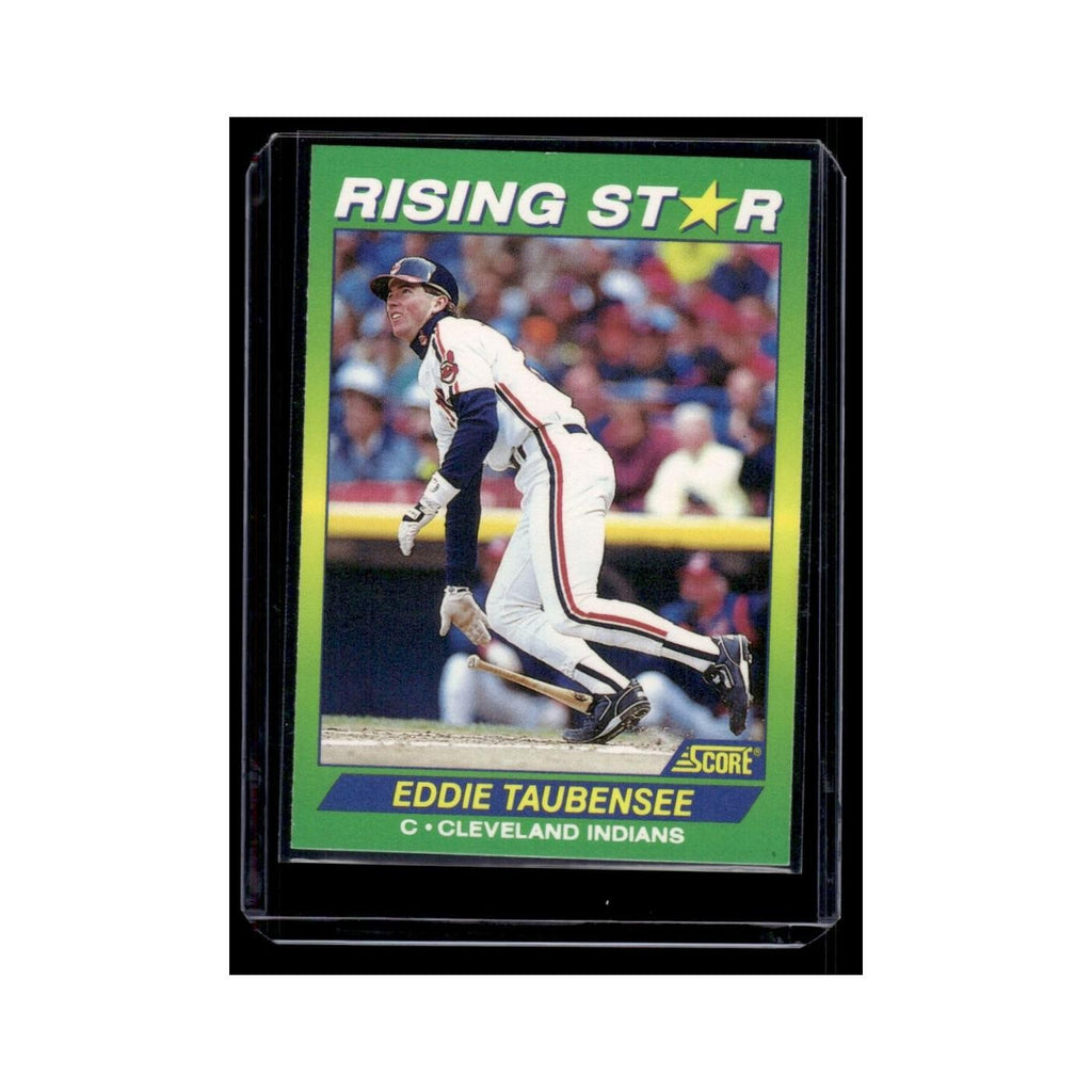 Eddie Taubensee 1992 Score Rising Stars #29 Cleveland Indians Baseball Card NM