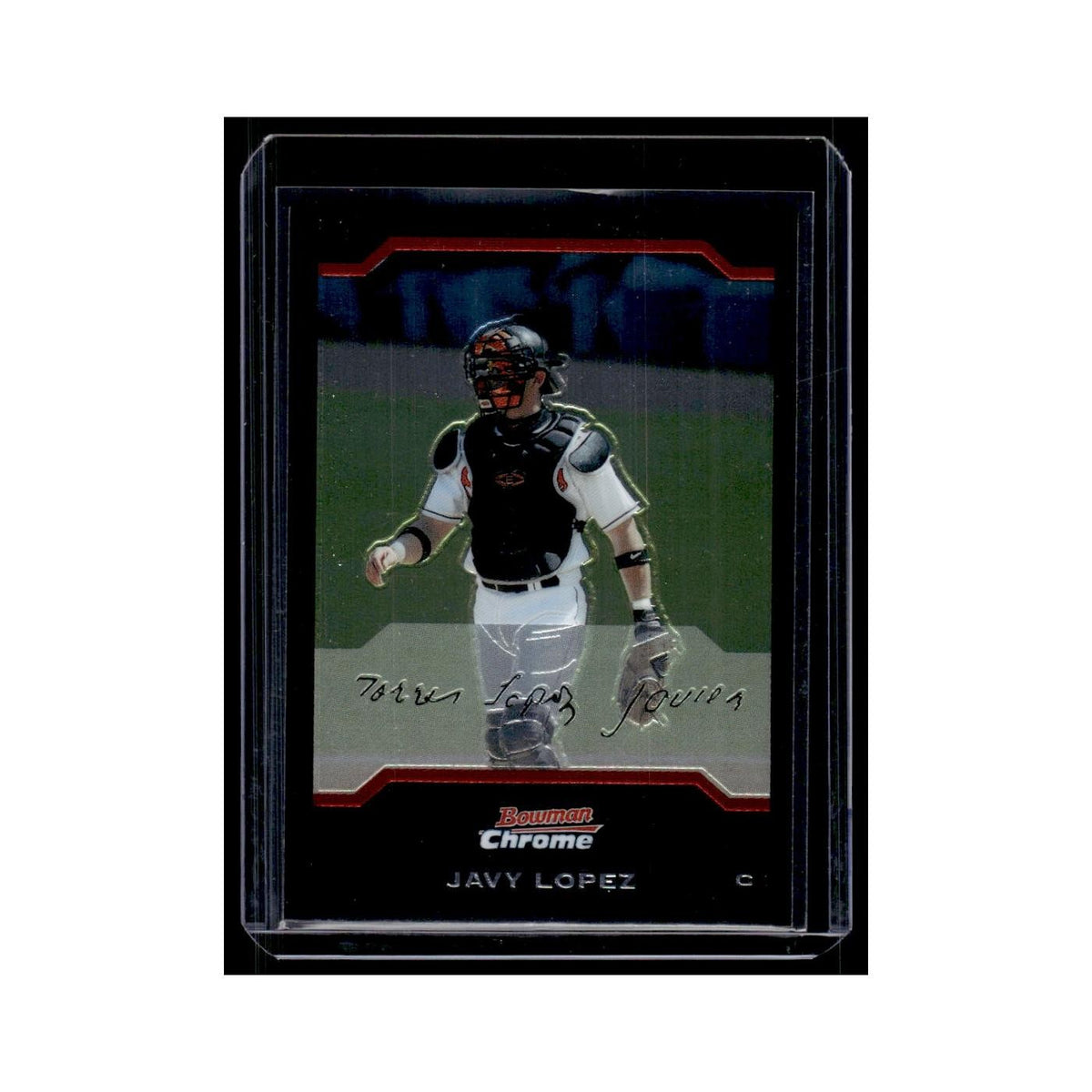 Javy Lopez 2004 Bowman Chrome #74 Baltimore Orioles Baseball Card NM