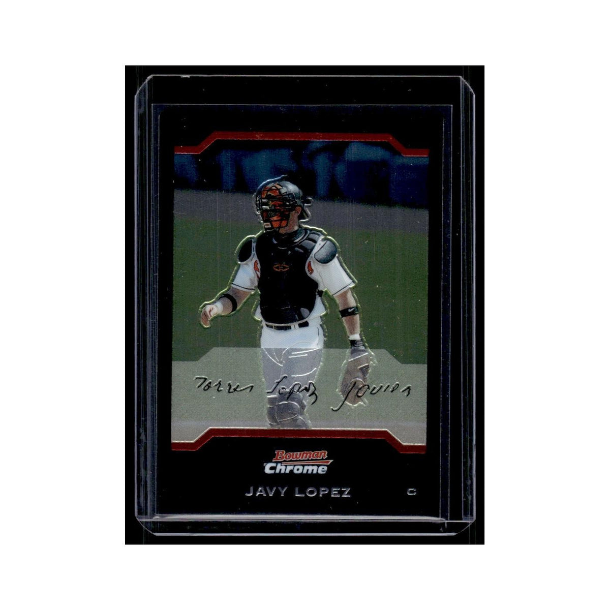 Javy Lopez 2004 Bowman Chrome #74 Baltimore Orioles Baseball Card NM
