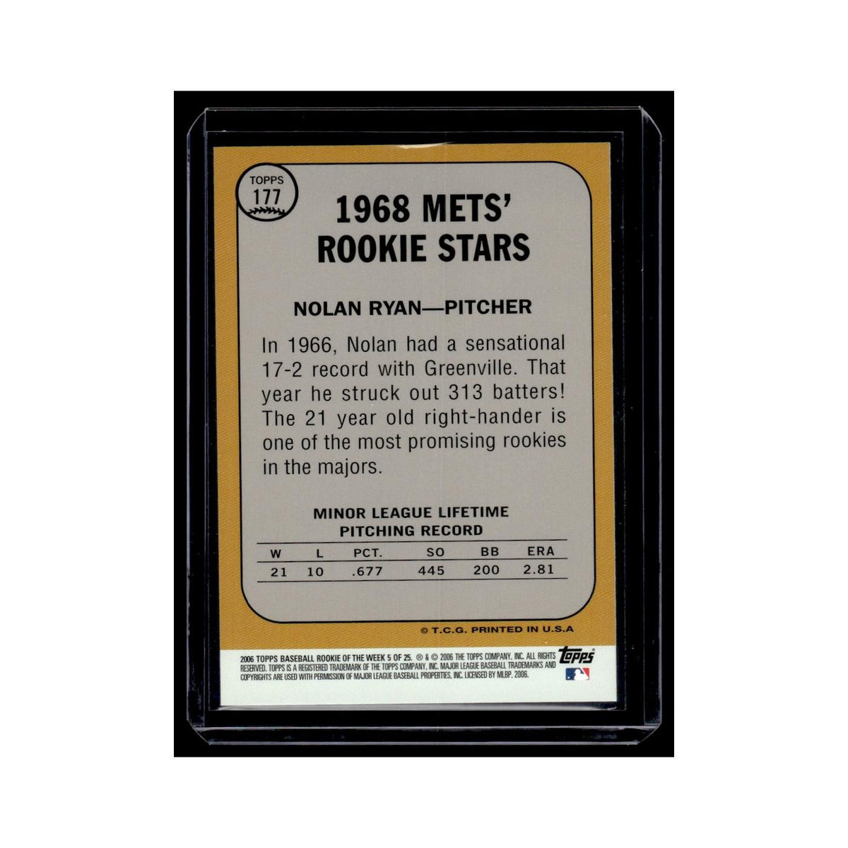 Jose Reyes 2006 Topps #177 New York Mets Baseball Card NM