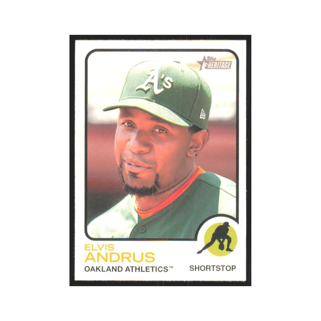 2022 Topps Heritage Elvis Andrus Athletics #361