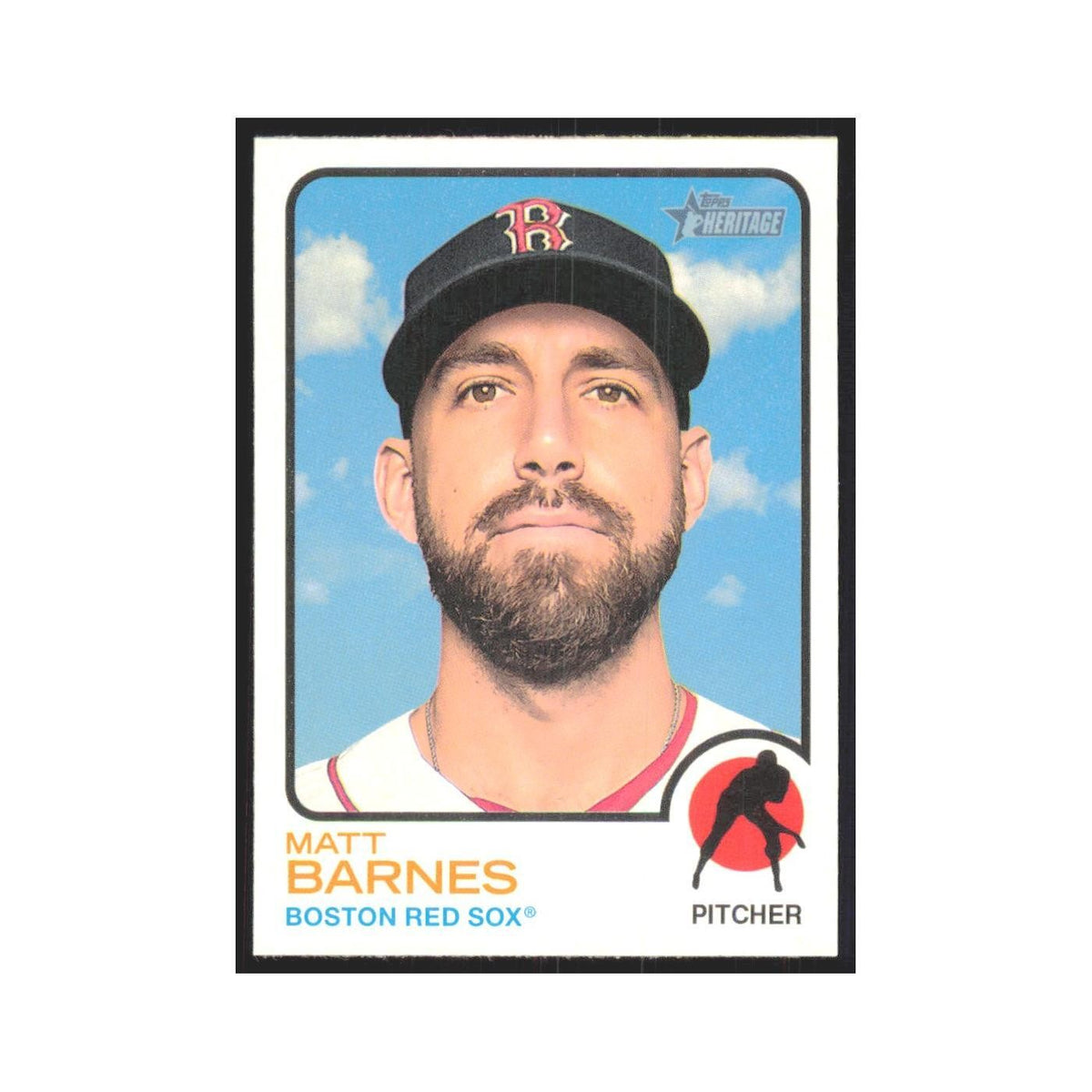 2022 Topps Heritage Matt Barnes Red Sox #376