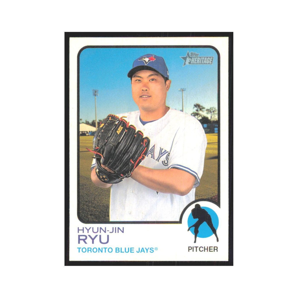 2022 Topps Heritage Hyun-Jin Ryu Blue Jays #168
