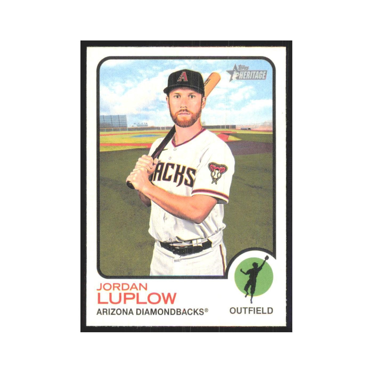 2022 Topps Heritage Jordan Luplow Diamondbacks #21