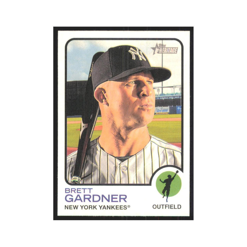 2022 Topps Heritage Brett Gardner Yankees #349