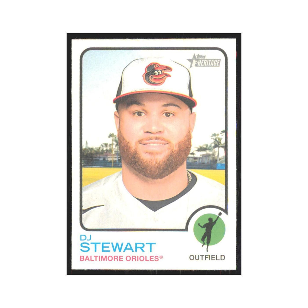 2022 Topps Heritage DJ Stewart Orioles #362