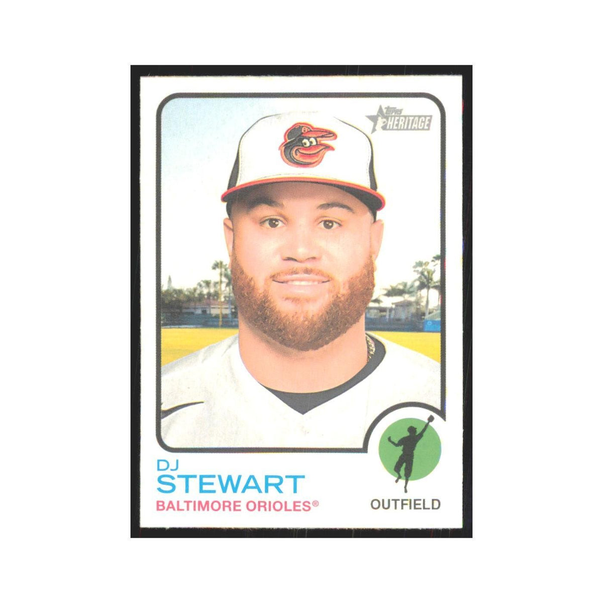 2022 Topps Heritage DJ Stewart Orioles #362