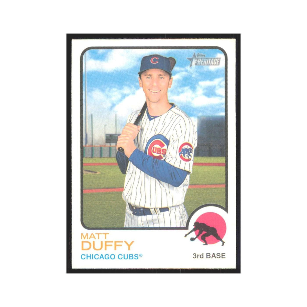 2022 Topps Heritage Matt Duffy Cubs #265