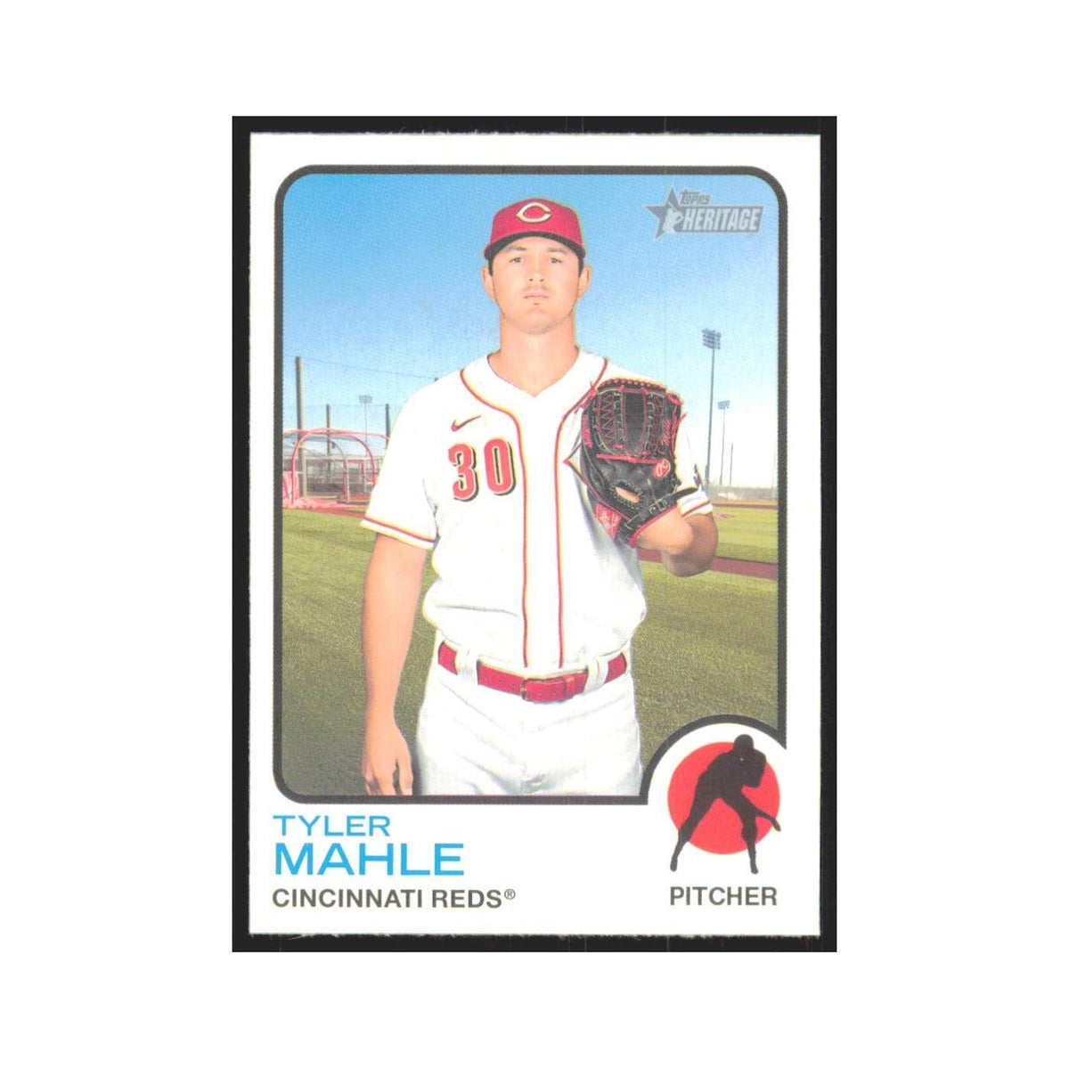 2022 Topps Heritage Tyler Mahle Reds #2