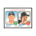 2022 Topps Heritage Julio Urias/Gerrit Cole Los Angeles Dodgers/New York Yankees