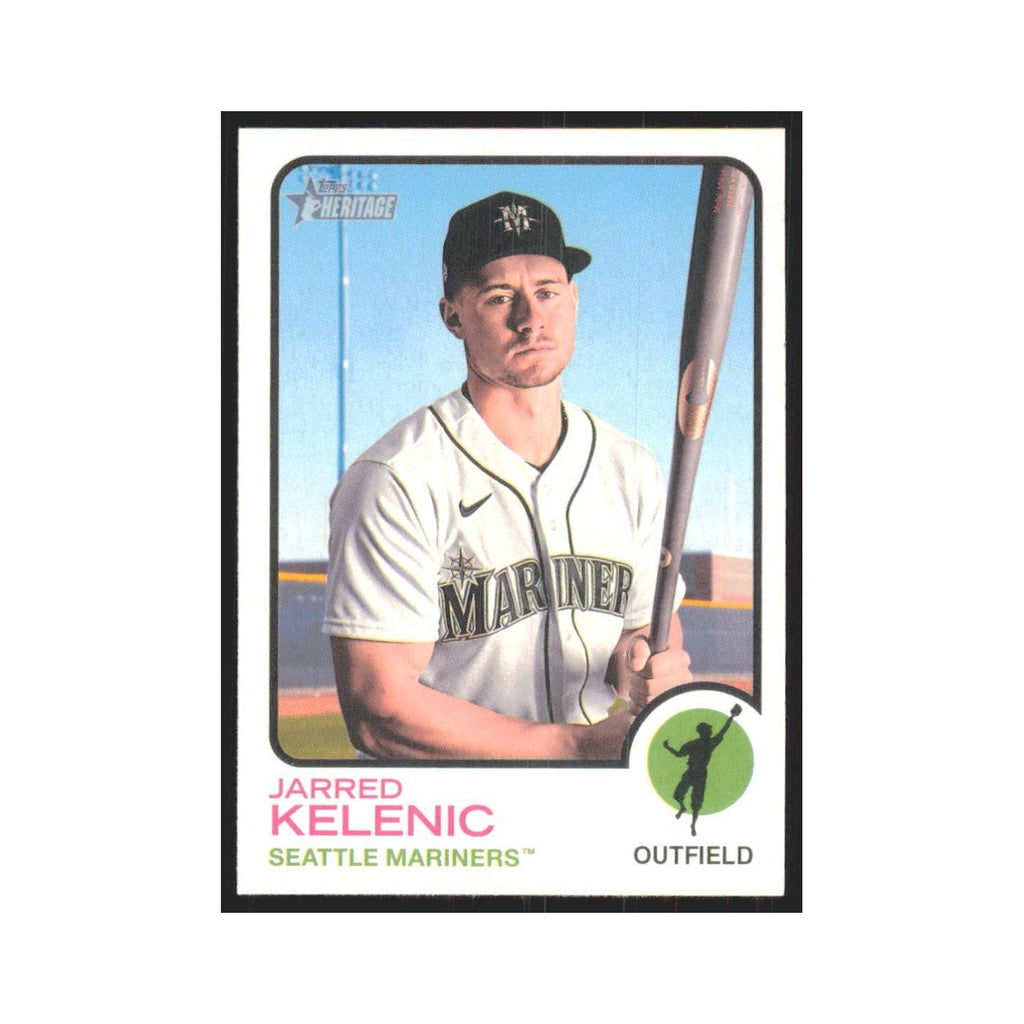 2022 Topps Heritage Jarred Kelenic Mariners #96