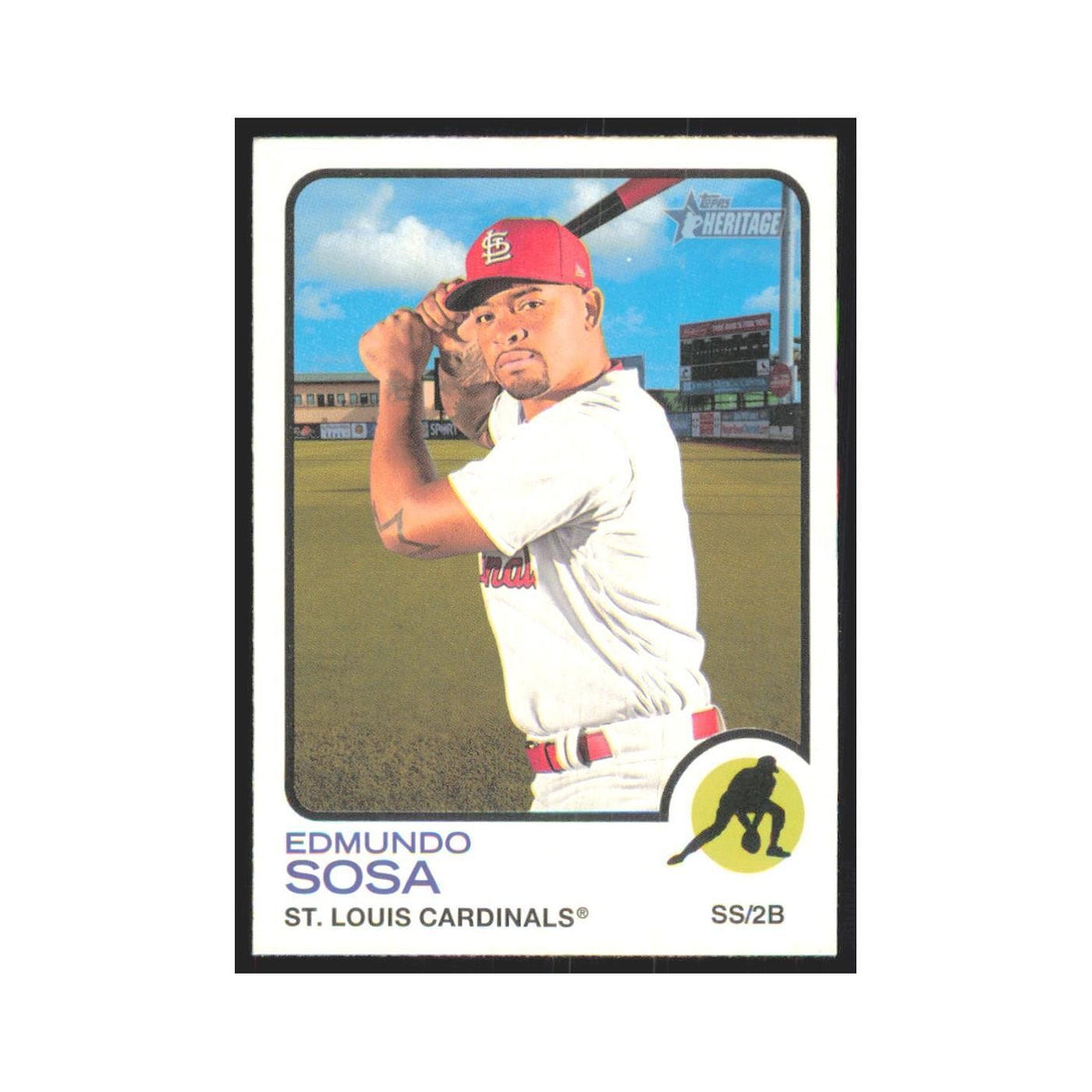 2022 Topps Heritage Edmundo Sosa Cardinals #141