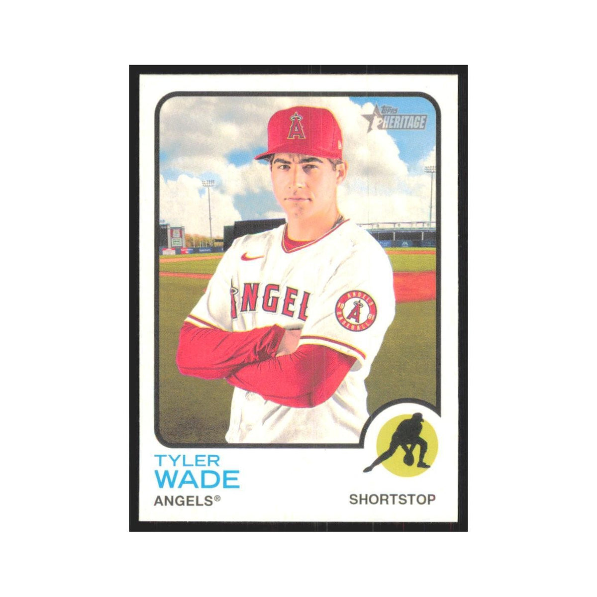 2022 Topps Heritage Tyler Wade Angels #351
