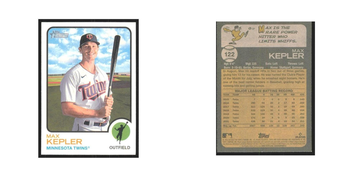 2022 Topps Heritage Max Kepler Twins #122