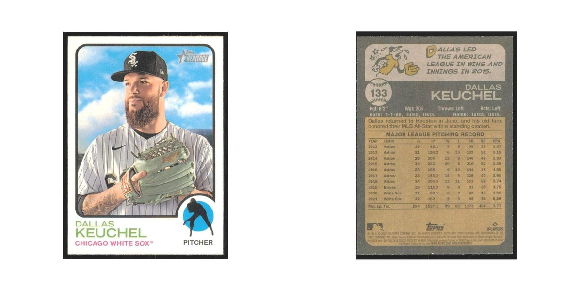 2022 Topps Heritage Dallas Keuchel White Sox #133