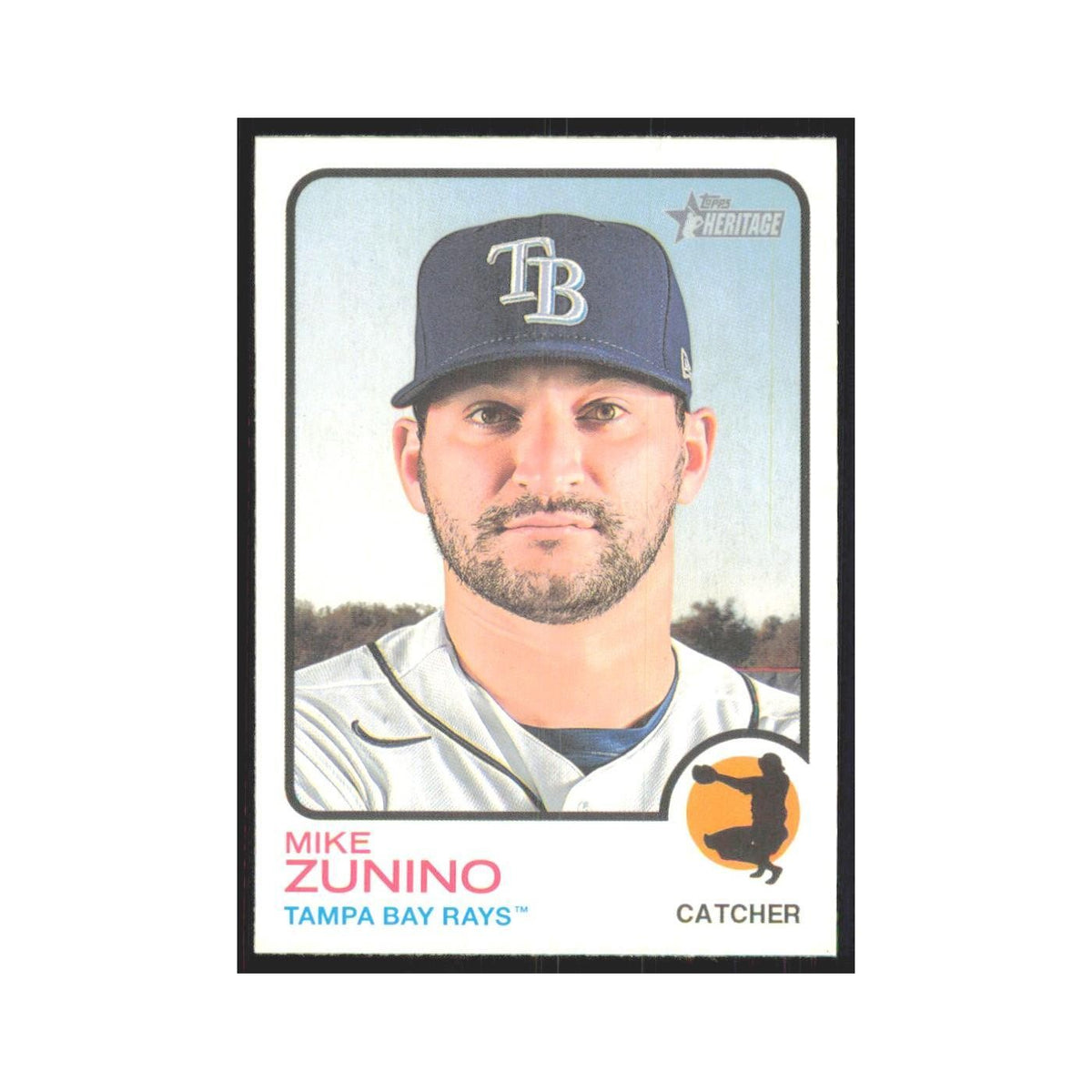 2022 Topps Heritage Mike Zunino Rays #31