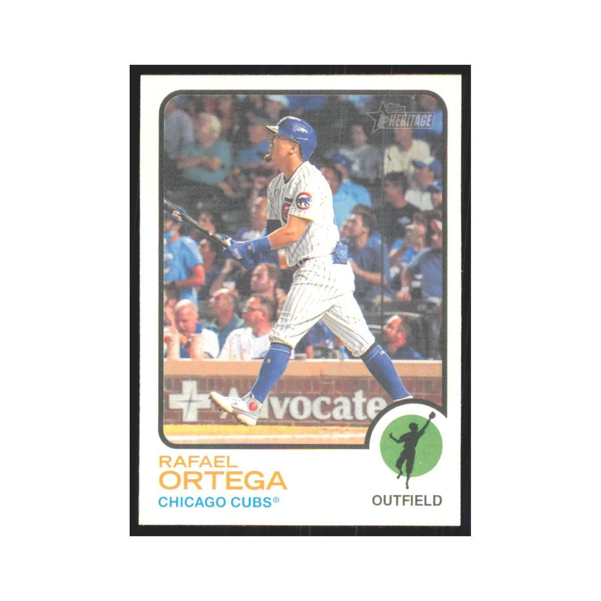 2022 Topps Heritage Rafael Ortega Cubs #180