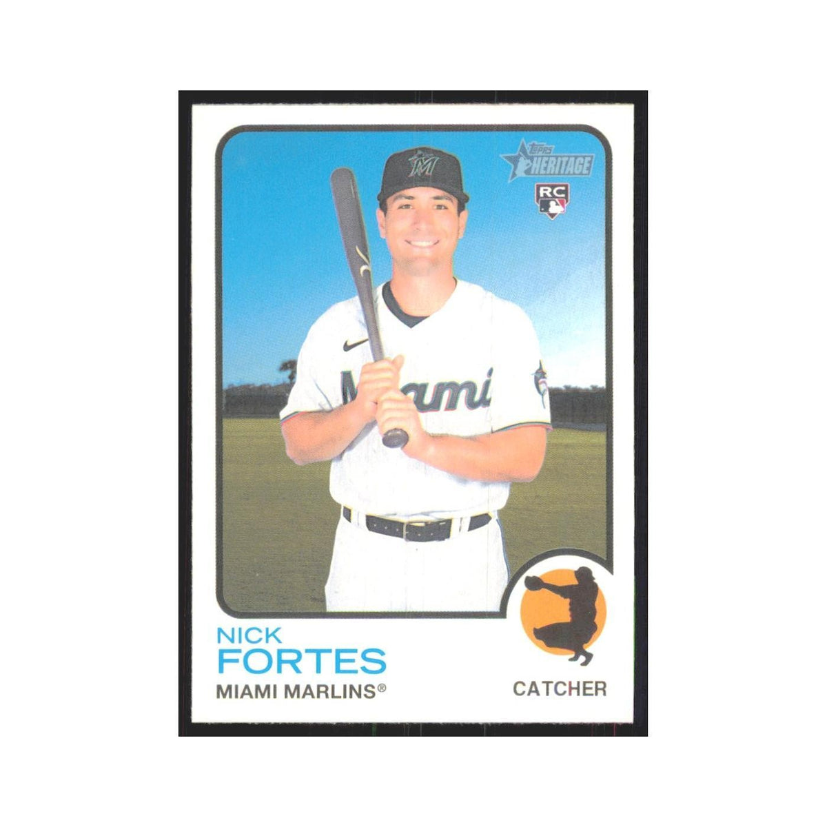 2022 Topps Heritage Nick Fortes RC Marlins #149