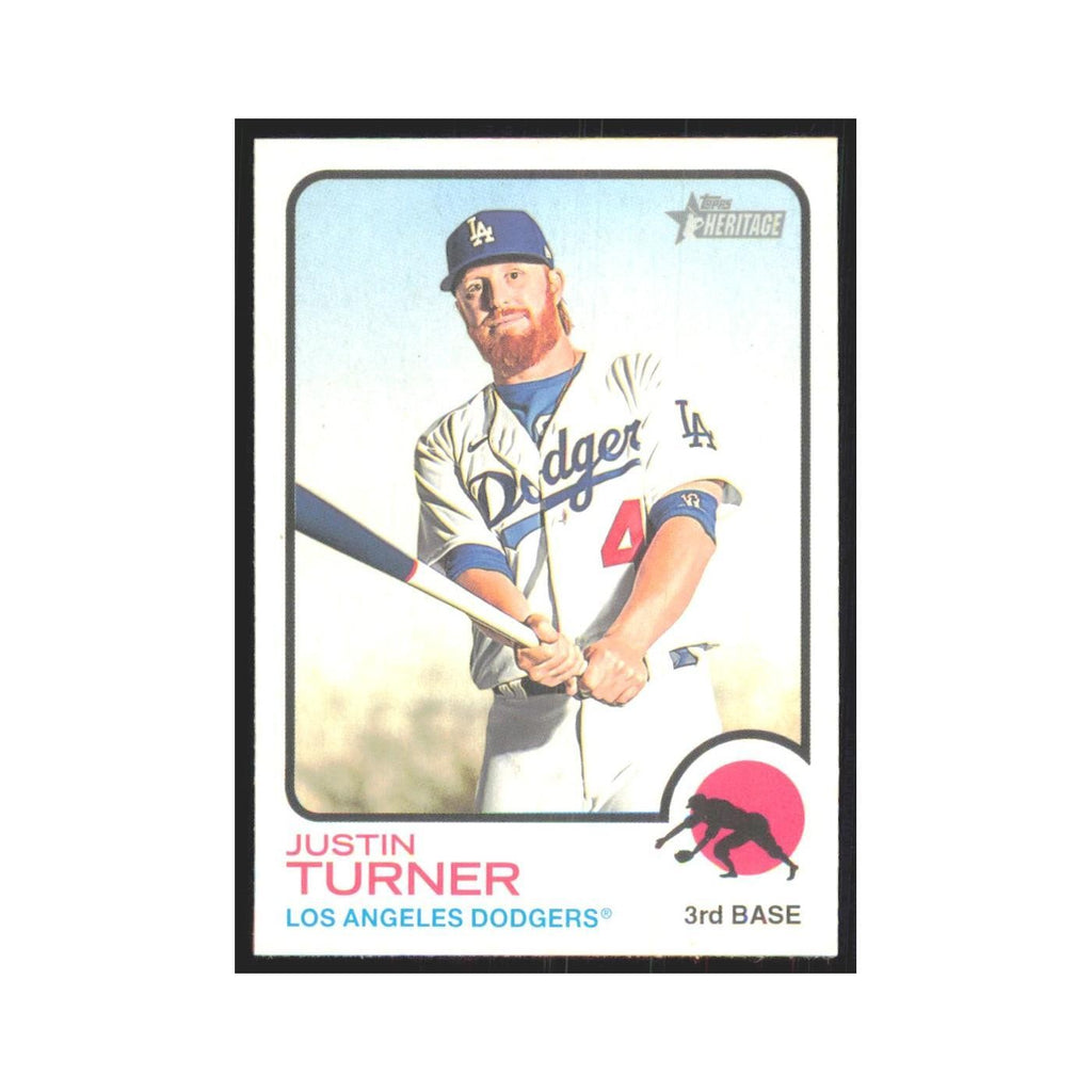 2022 Topps Heritage Justin Turner Dodgers #383