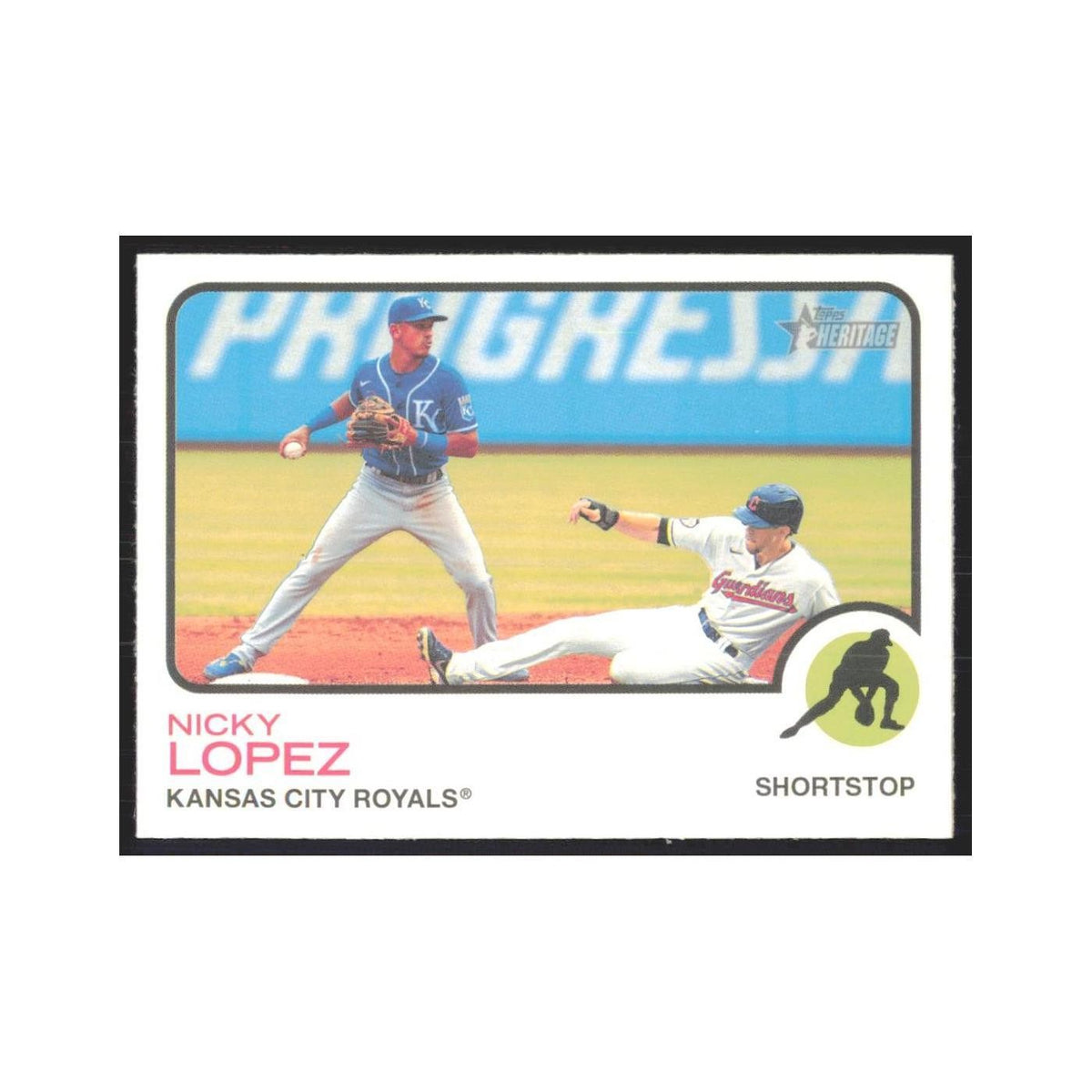 2022 Topps Heritage Nicky Lopez Royals #260