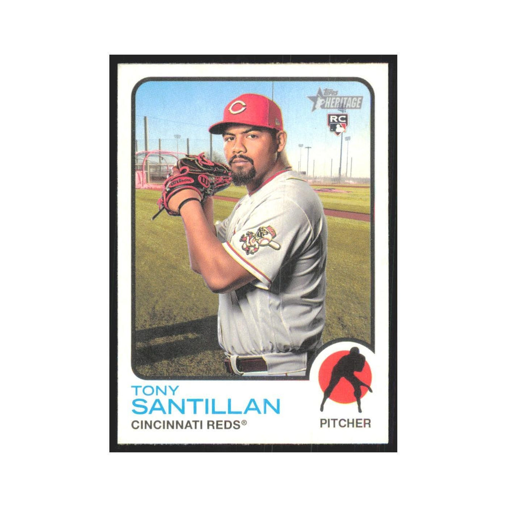 2022 Topps Heritage Tony Santillan RC Reds #214