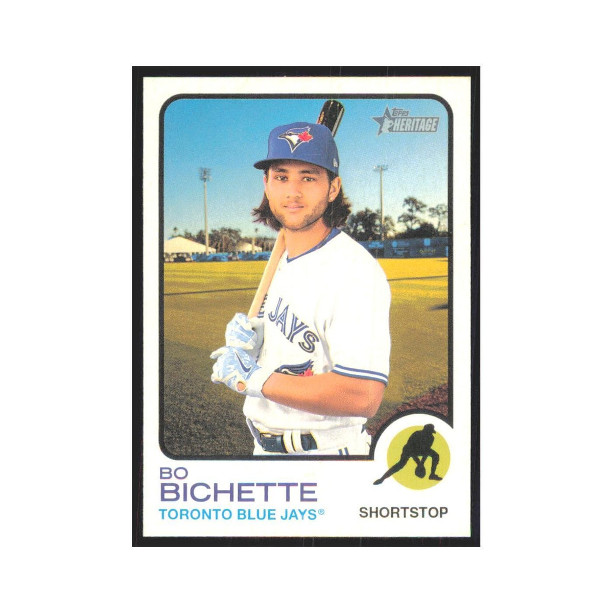 2022 Topps Heritage Bo Bichette Blue Jays #262