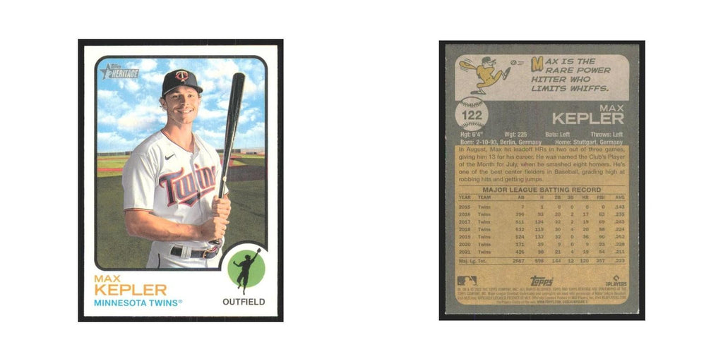 2022 Topps Heritage Max Kepler Twins #122