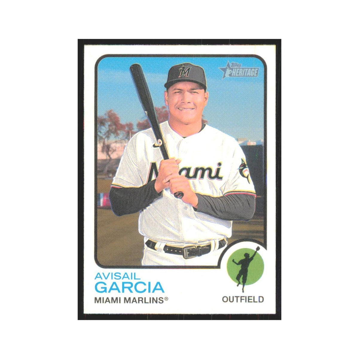 2022 Topps Heritage Avisail Garcia Marlins #252