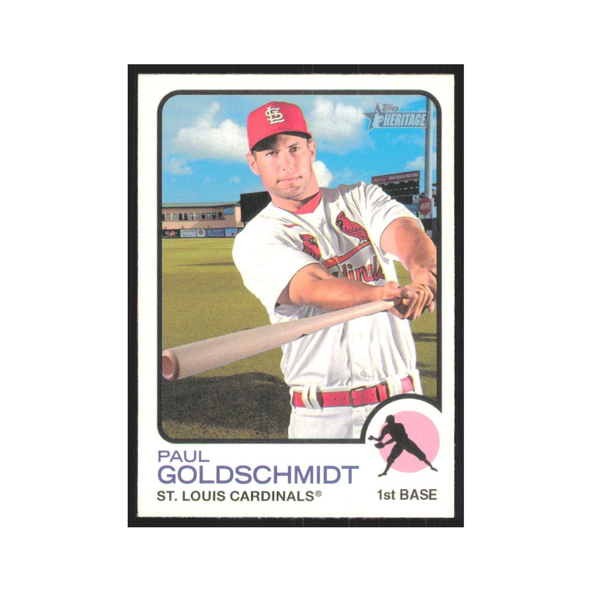 2022 Topps Heritage Paul Goldschmidt Cardinals #238