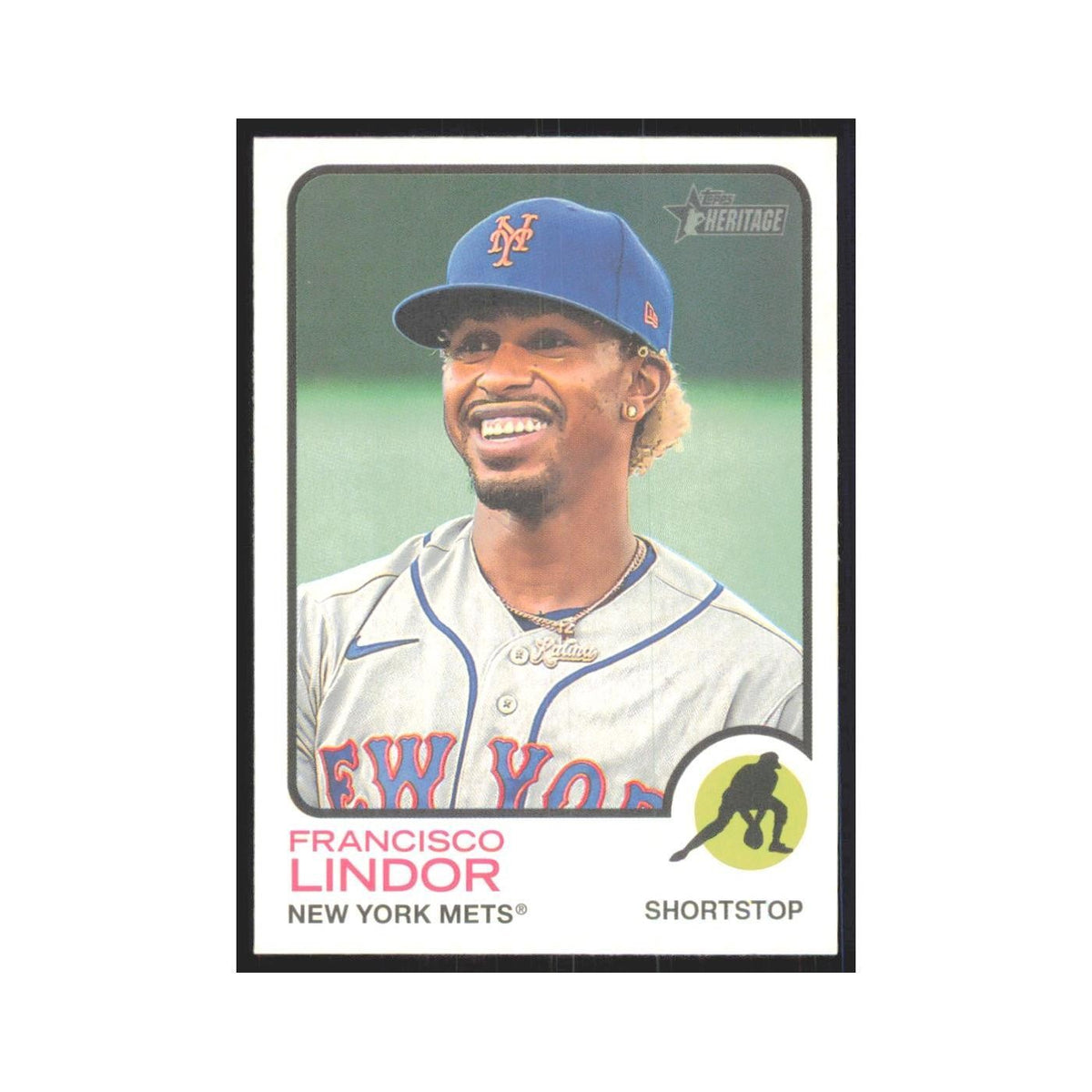 2022 Topps Heritage Francisco Lindor Mets #196