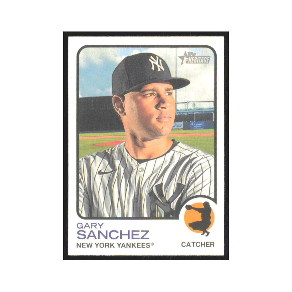 2022 Topps Heritage Gary Sanchez Yankees #258